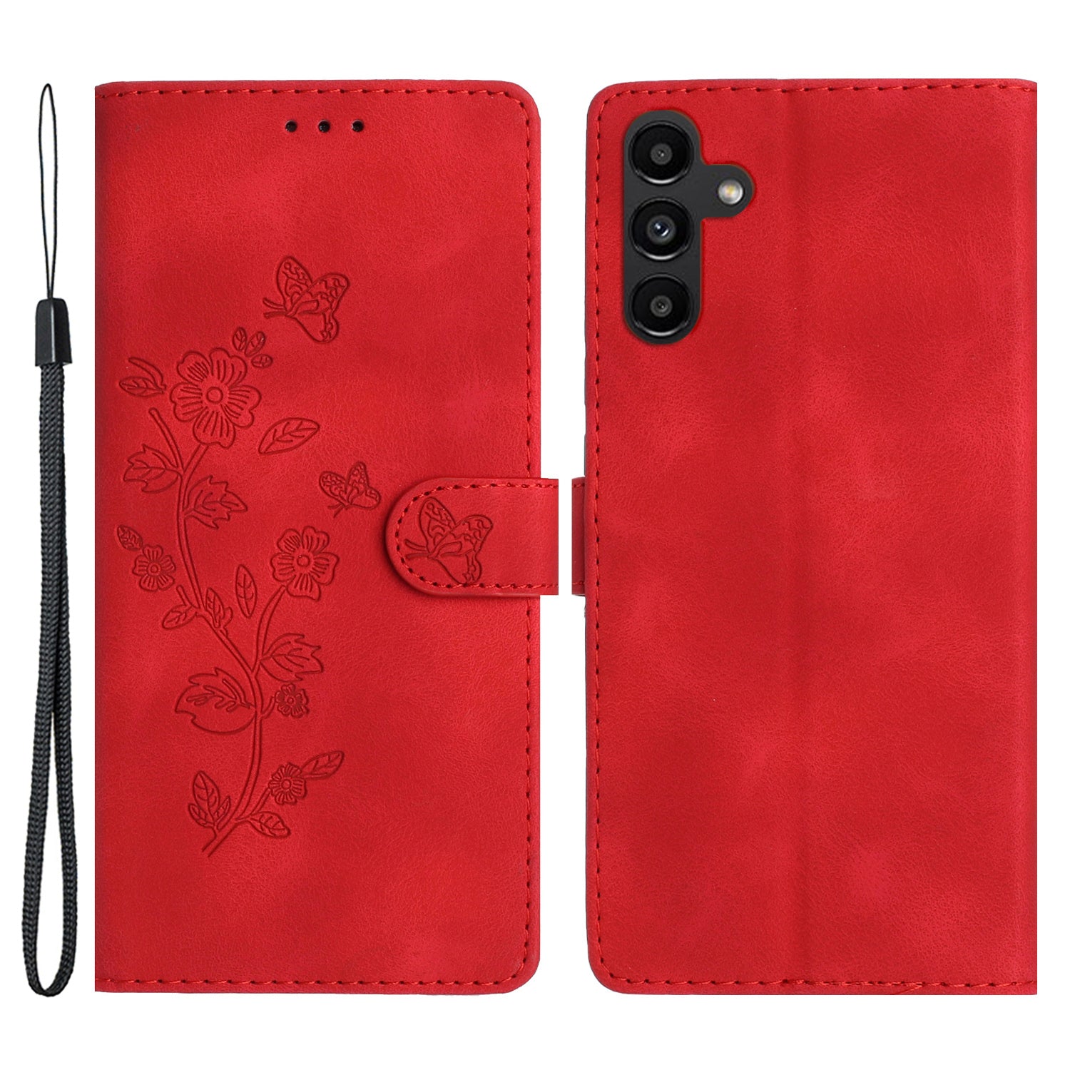 For Samsung Galaxy A14 5G Flower Imprinted Phone Case Leather Wallet Flip Stand Cover For Samsung Galaxy A14 5G Flower Imprinted Phone Case Leather Wallet Flip Stand Cover